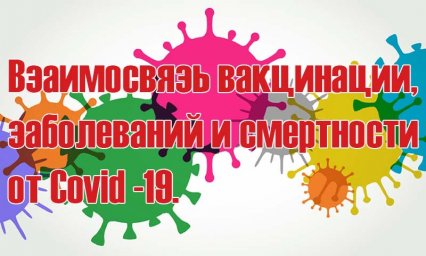 Взаимосвязь вакцинации, заболеваний и смертности от Covid-19