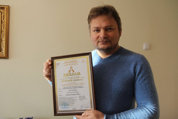 Ярослав Мошков стал лауреатом на кинофестивале Вечевой Колокол