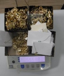 Пресечена контрабанда ювелирных изделий стоимостью более 1,6 млн рублей