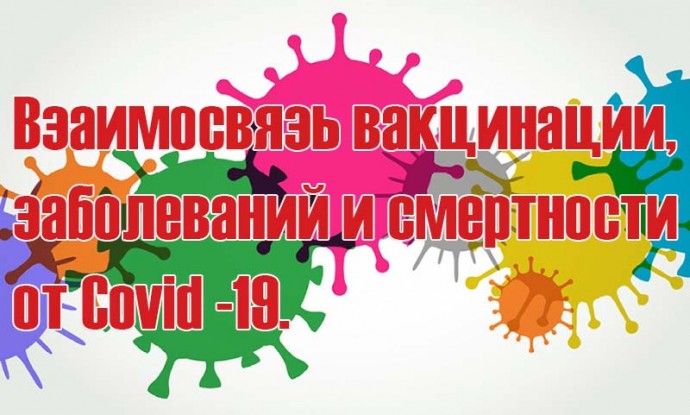 Взаимосвязь вакцинации, заболеваний и смертности от Covid-19